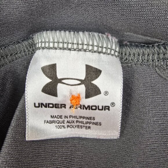 Under Armour Coaching Warmup Pullover Mens Large Orange Gray Long Sleeve Shirt - Picture 6 of 7